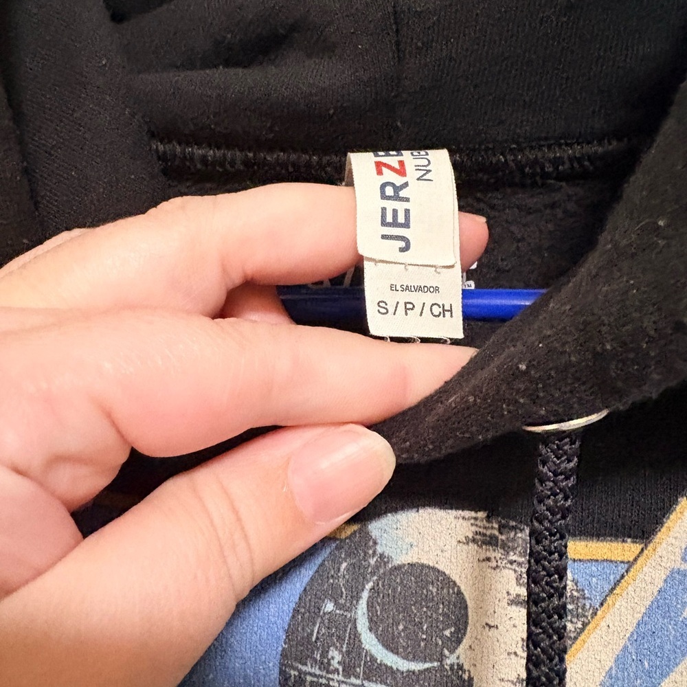 Vintage Star Wars Black Hoodie for Men - Picture 3 of 5